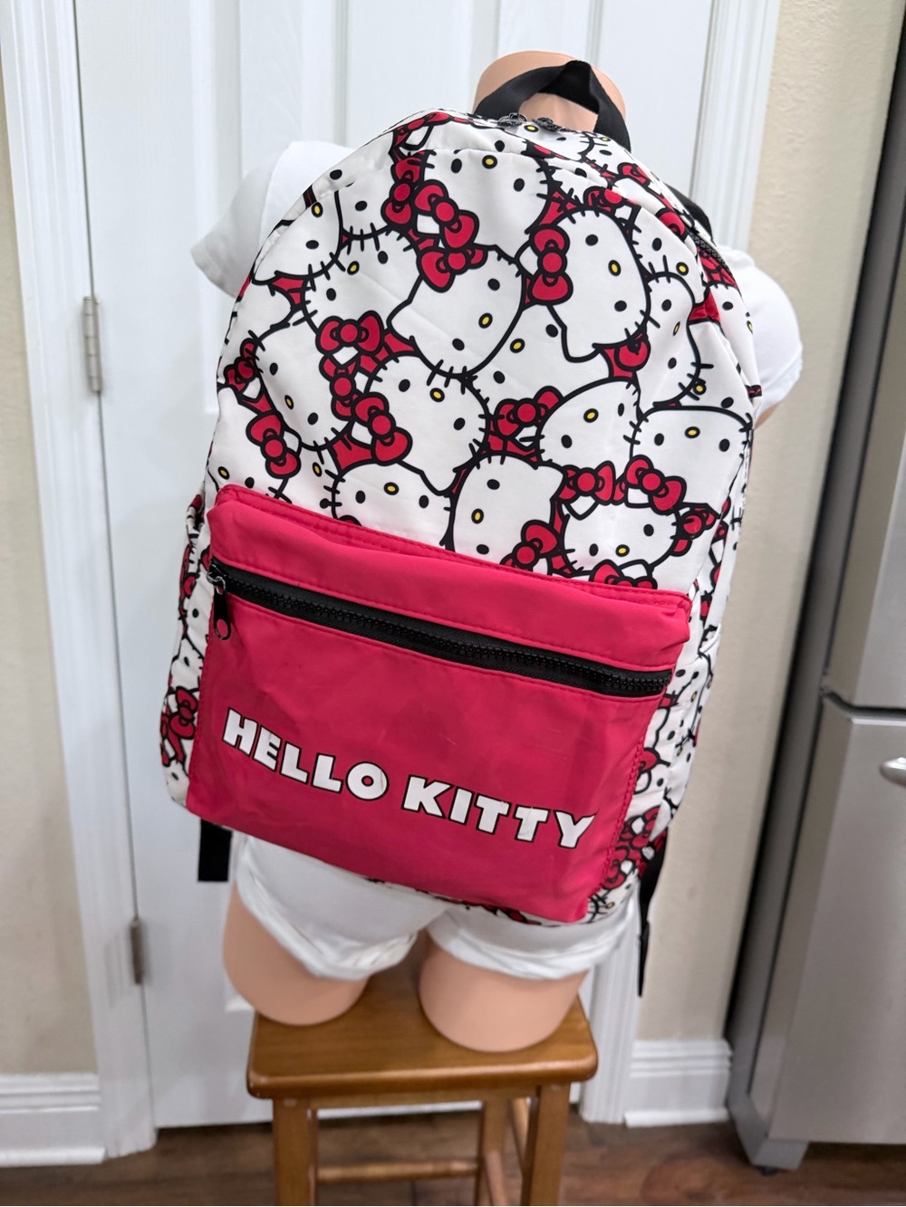 Hello Kitty All Over Print Backpack Sanrio Bioworld 2023 Large Backpack